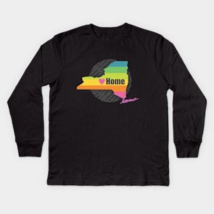 New York is my Home Kids Long Sleeve T-Shirt